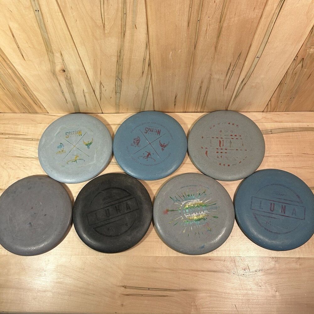 Discraft Luna Putting Putter Lot Of 7 Disc Golf Discs Putter Blend